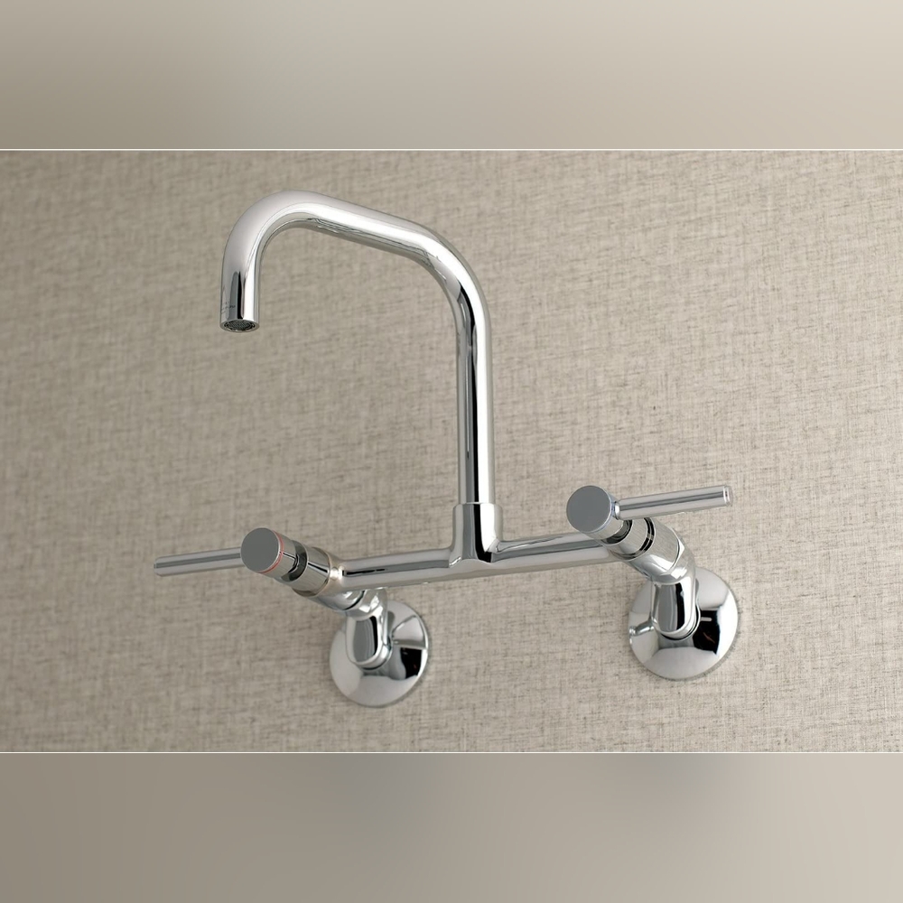 Kingston Brass KS813C Concord Kitchen Faucet, 6-11/16" in Spout Reach, Polished